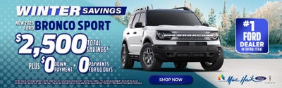 Winter Savings New 2023 Bronco Sport