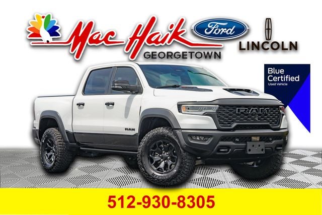 2026 RAM 1500 RHO in Bright White Clearcoat — front three-quarter view
