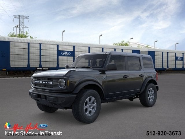 2026 Ford Bronco Big Bend® in Shadow Black — front three-quarter view