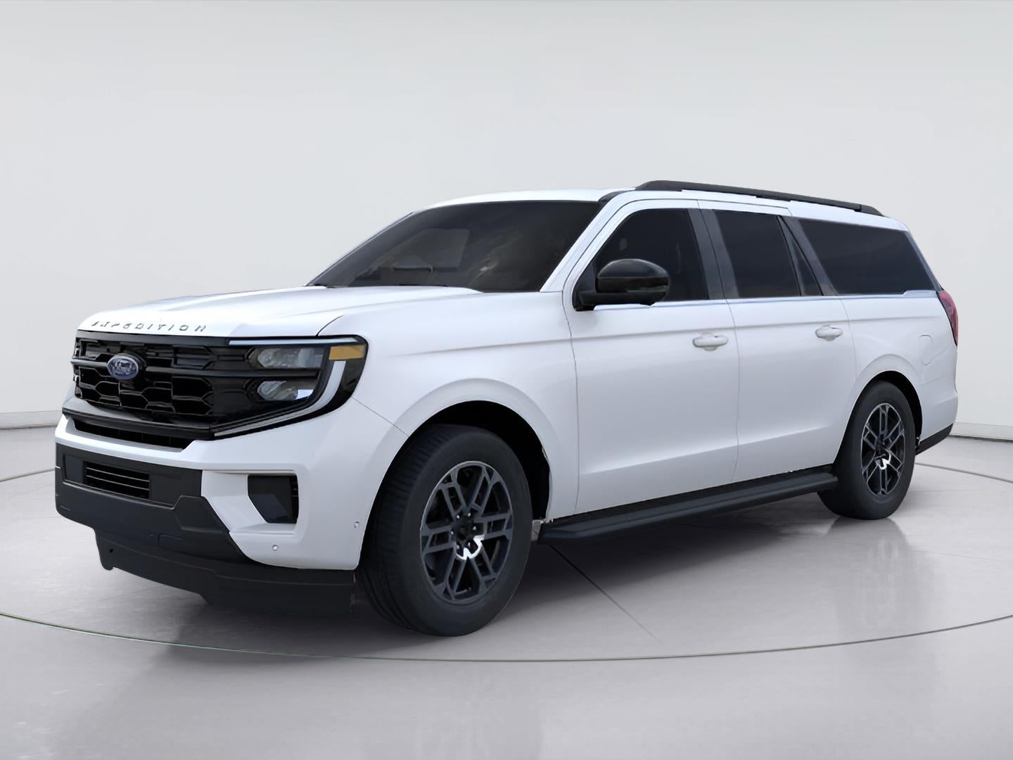 2026 Ford Expedition Max Active in Star White Metallic Tri-Coat — front three-quarter view