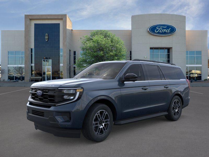 2026 Ford Expedition Max Active in Stone Blue Metallic — front three-quarter view