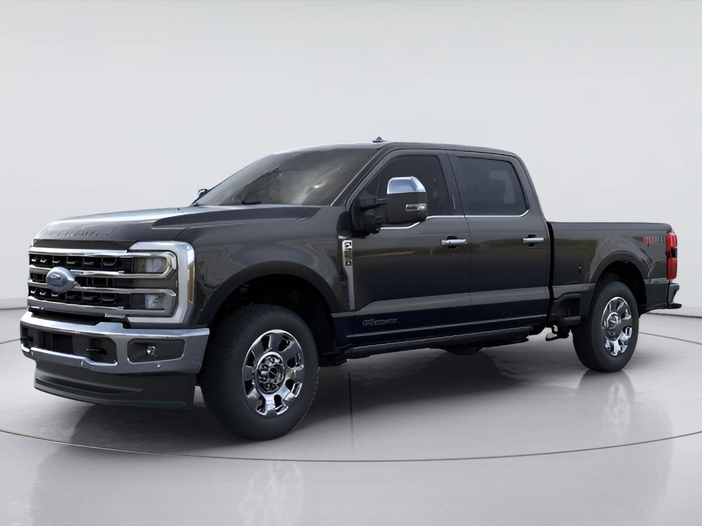 2026 Ford F-250SD King Ranch in Black Metallic — front three-quarter view