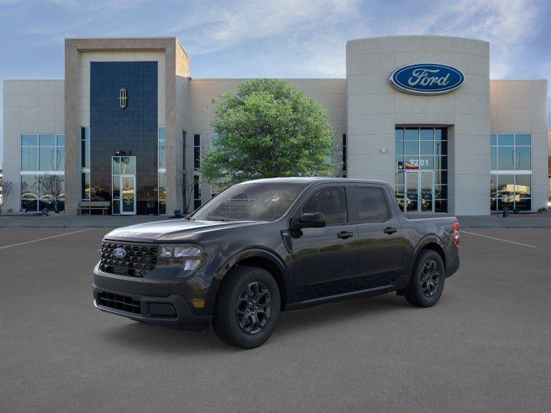 2026 Ford Maverick XLT in Shadow Black — front three-quarter view
